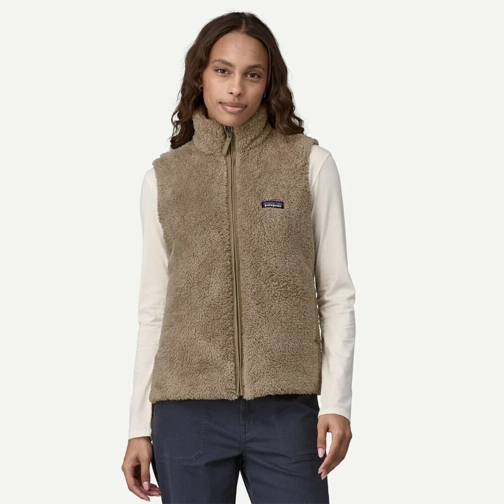 Patagonia Los Gatos Fleece Full Zip Vest Cozy Minimalist Gorpcore - Small